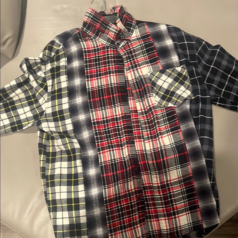 Men's Multicolor Plaid Shirt